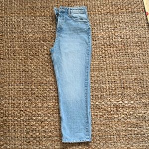 ZARA, U.S. size 10, High-rise Straight Ankle Jean